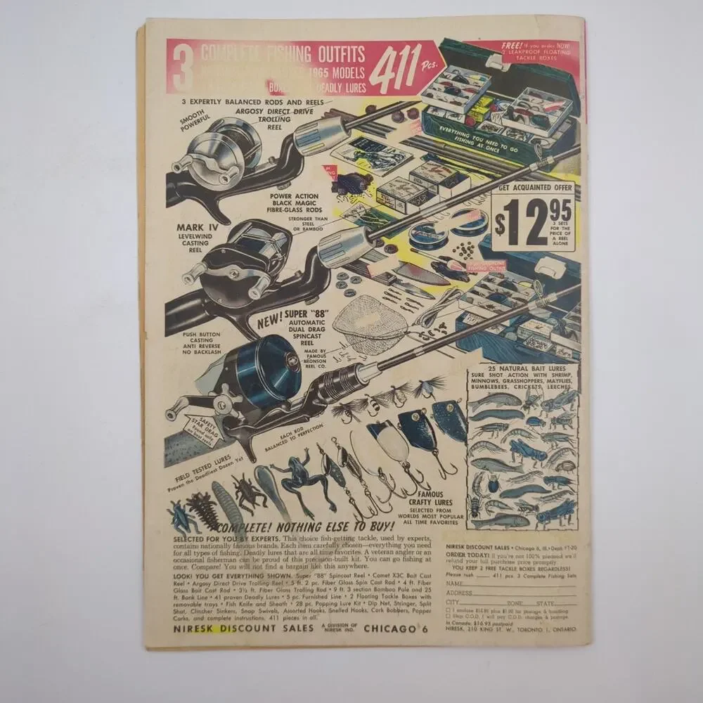 The Phantom #12 Gold Key Comics Silver 1965 Lee Falk Jungle Painted Cover FN VF